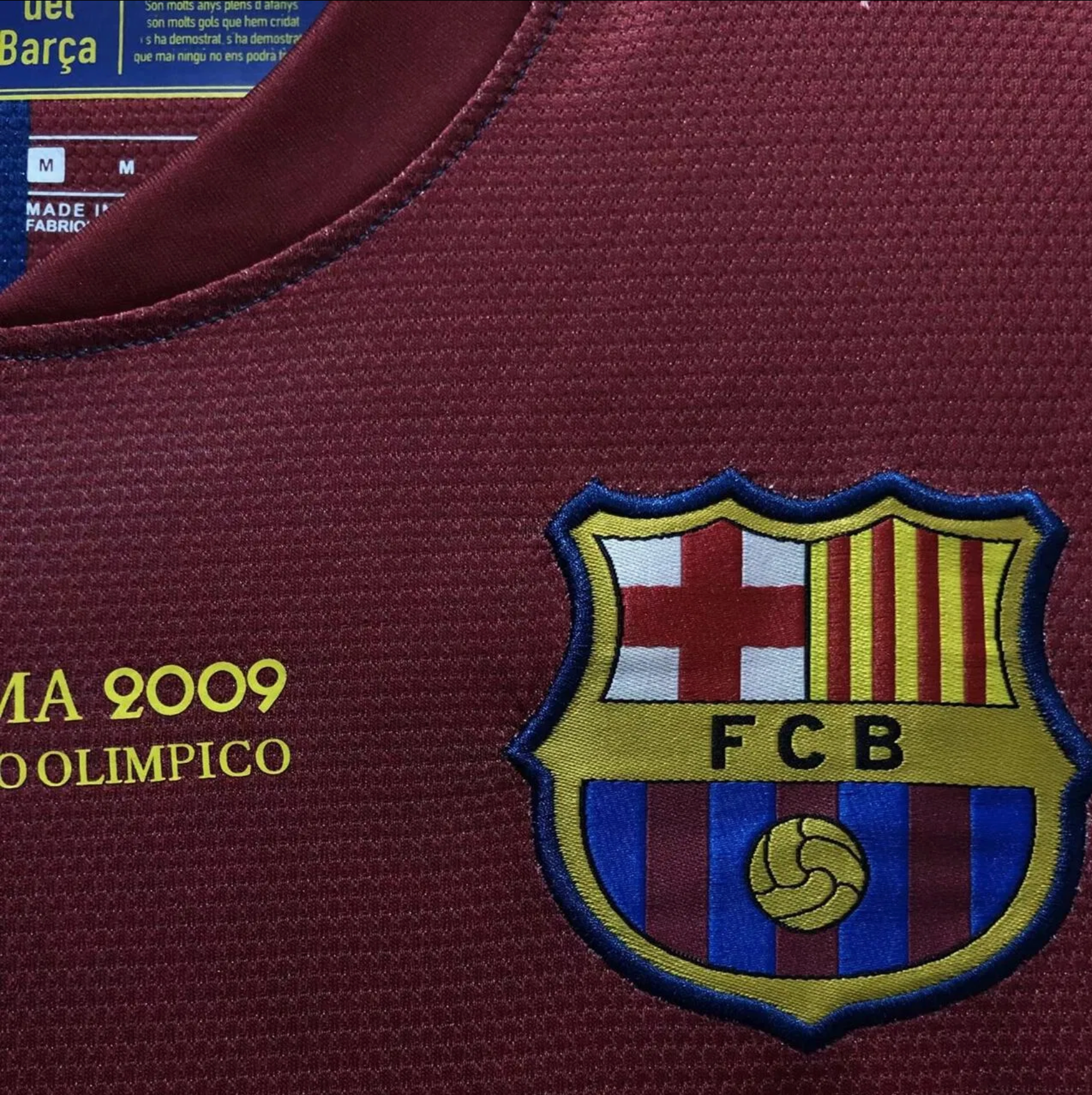08/09 Barcelona Champions League Retro Långärmad – Player Version