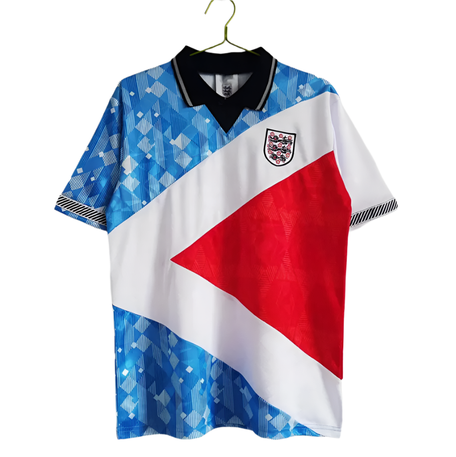 1990 Season Retro England Football Jersey – Vintage Edition